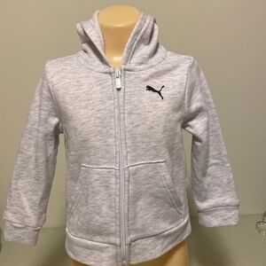 Kids Puma zip up hoodie and jogger set